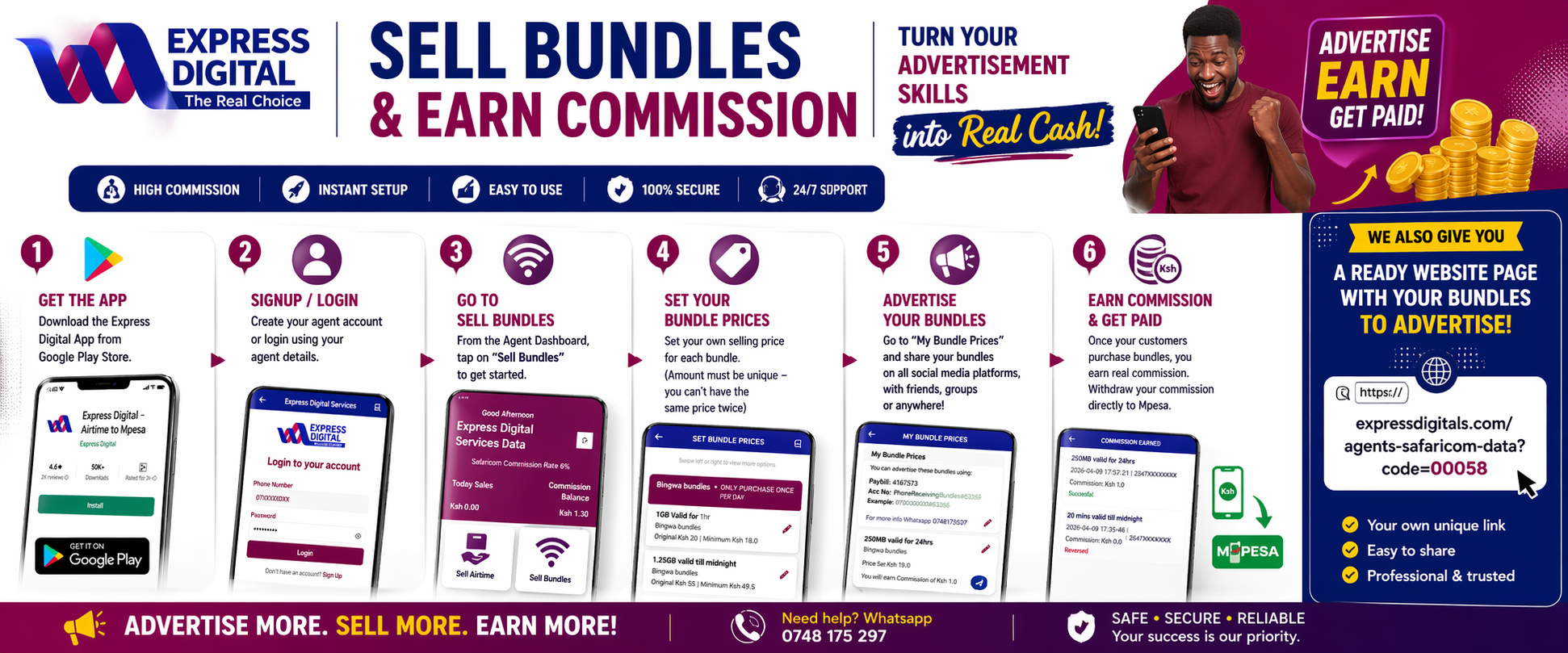 Safaricom Bundle Reseller Agent Banner
