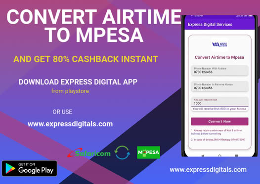 Airtime to MPesa Convert Your Safaricom Airtime to Cash Instantly
